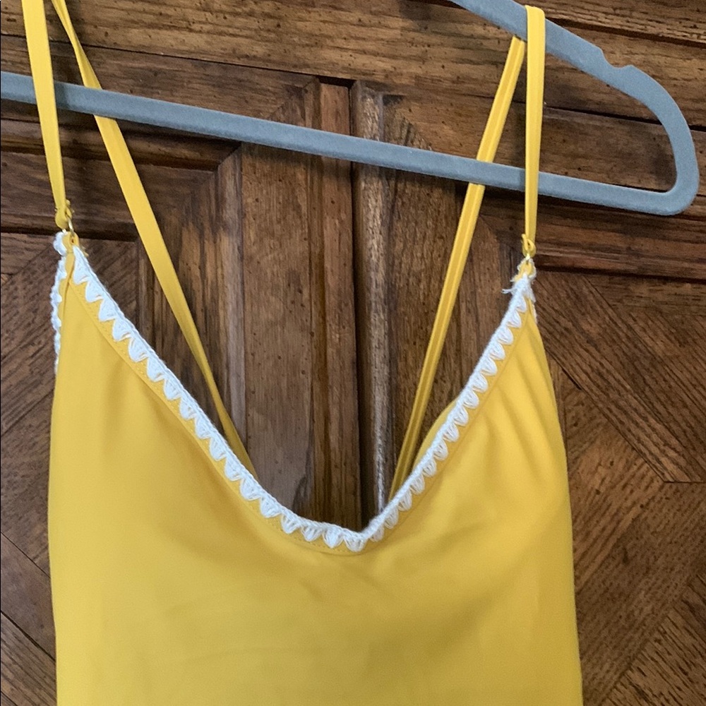 Shade & Shore Yellow One Piece Swimsuit - Picture 2 of 12